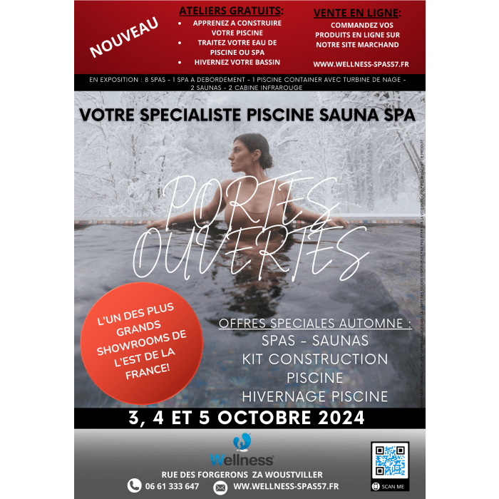 PORTES OUVERTES LE 3 4 ET 5 OCTOBRE!