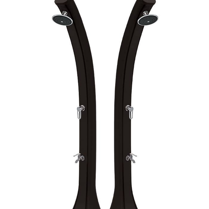 DOUCHE SOLAIRE HAPPY 4*4 44L ANTHRACITE AVEC RINCE PIED DOUCHE SOLAIRE HAPPY 4*4 44L ANTHRACITE AVEC RINCE PIED