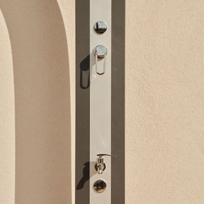 Douche solaire Spring 30l Inox/Noir