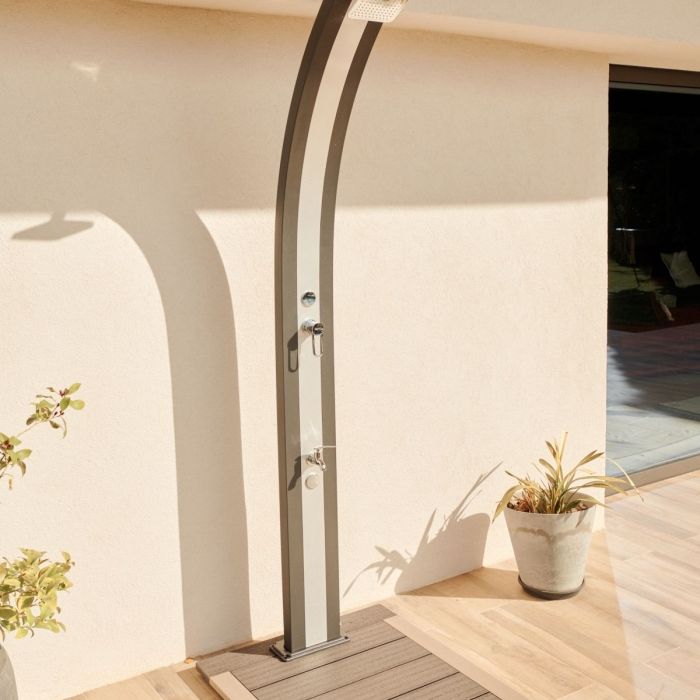 Douche solaire Spring 30l Inox/Noir