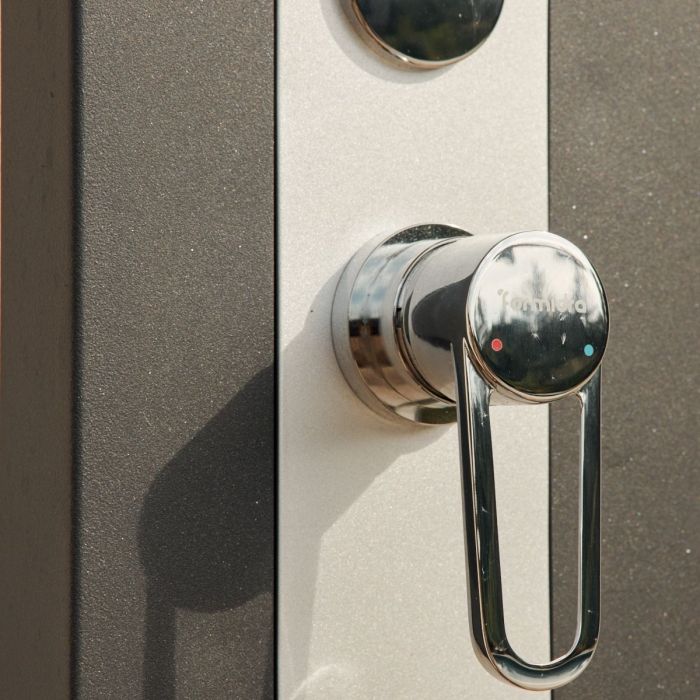 Douche solaire Spring 30l Inox/Noir