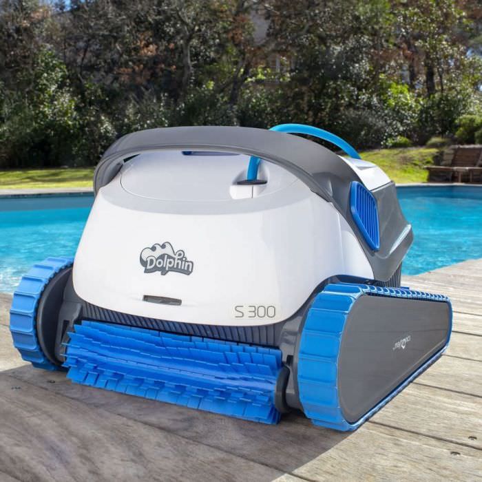 Robot Dolphin S300 - Fond + Parois + Ligne d'eau + Chariot Robot Dolphin S300 - Fond + Parois + Ligne d'eau + Chariot