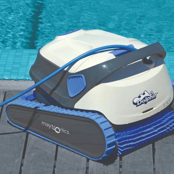 Robot Dolphin S300 - Fond + Parois + Ligne d'eau + Chariot Robot Dolphin S300 - Fond + Parois + Ligne d'eau + Chariot