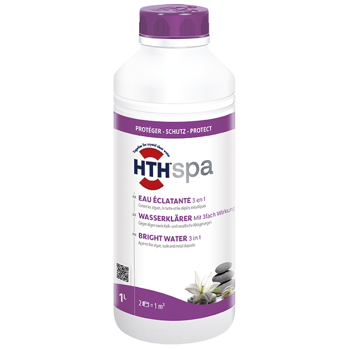 hth® SPA Eau éclatante 3 en 1 1l
