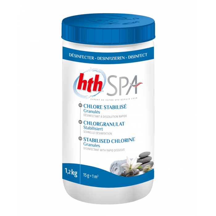 HTH SPA Chlore stabilisé 1,2kg HTH SPA Chlore stabilisé 1,2kg