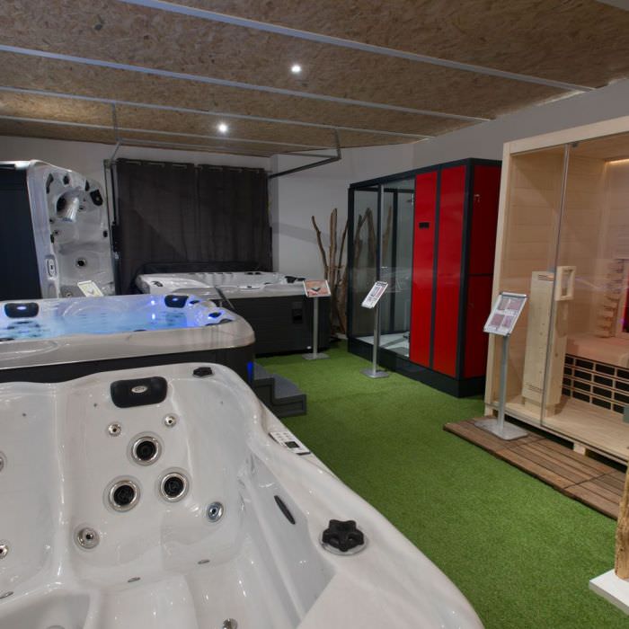 Salle d'expo Spa Sauna Hammam